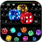 Logo of Neon Dice Gravity Keyboard Bac android Application 